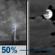 Friday Night: Chance Light Rain then Mostly Cloudy