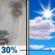 Saturday: Chance Light Rain then Mostly Sunny