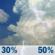 Saturday: A slight chance of rain showers before 8am, then a chance of showers and thunderstorms between 8am and 2pm, then a chance of showers and thunderstorms. Mostly cloudy, with a high near 87. Chance of precipitation is 50%. Saturday: Chance Showers And Thunderstorms